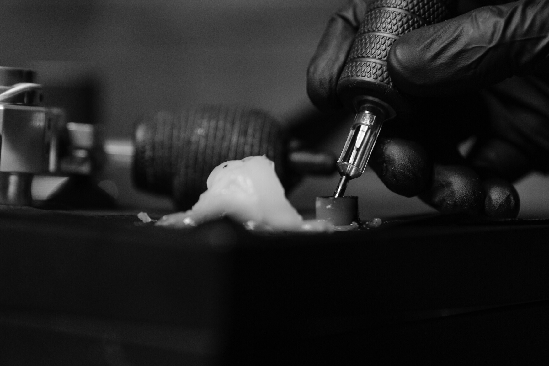 Person Pouring White Powder on Silver Faucet